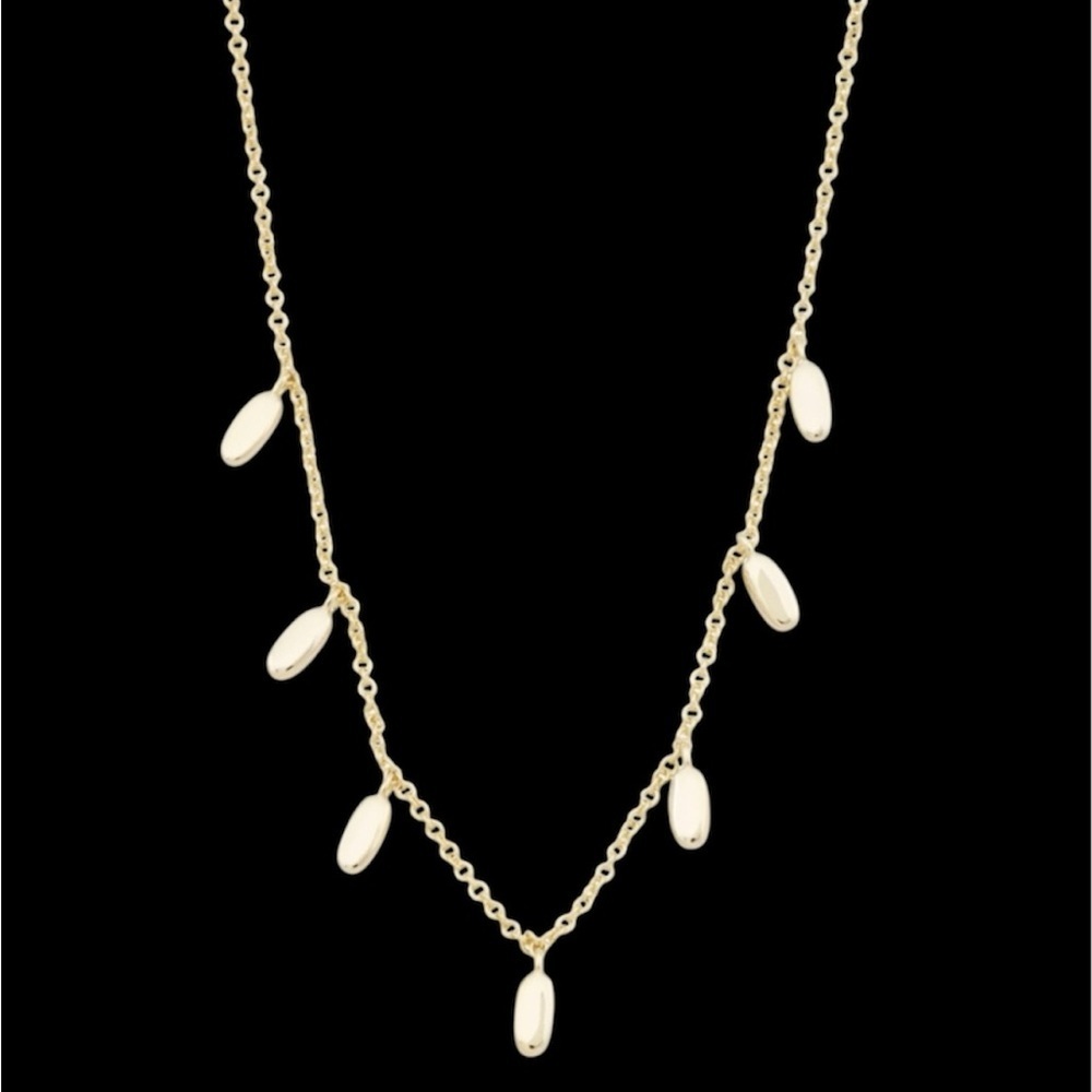 Kendra Scott 14k Gold tone Elegant Necklace with Oval Pendants​